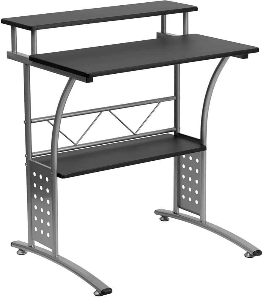 Flash Furniture Clifton Black Computer Desk, 28 Inch