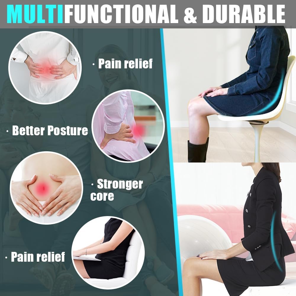 Foot Rest for Under Desk at Work, Rocking Foot Stool Footrest, Ergonomic Footrest for Office Chair with Massage Surface, Foot Stool for Office Chair Home Airplane Travel Back Leg Pain Pressure Relief