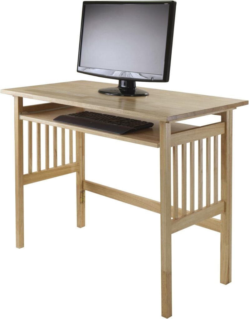 Winsome Wood Mission Home Office, Natural, 40.0 x 20.0 x 30.0